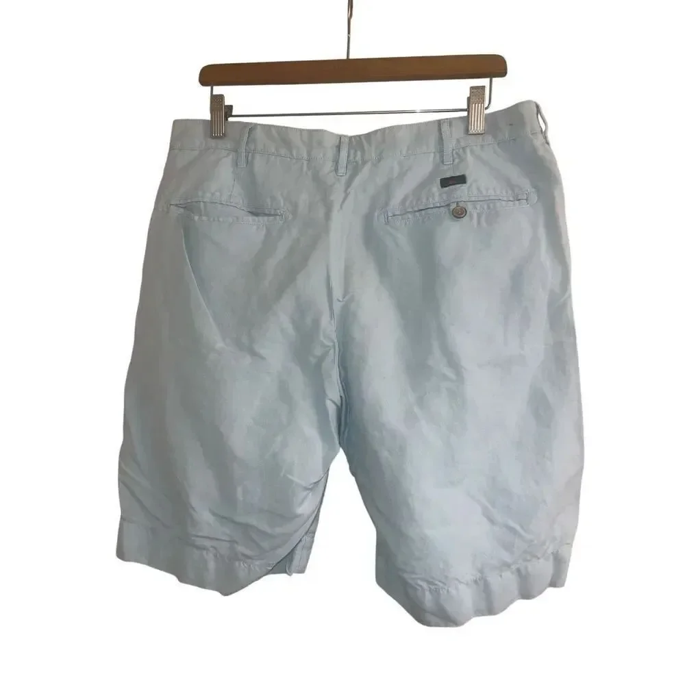 ✨Faherty Stretch Malibu 9” Baby Blue Sz 34 Shorts✨